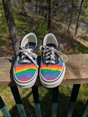 Vans Rainbow Canvas Sneakers